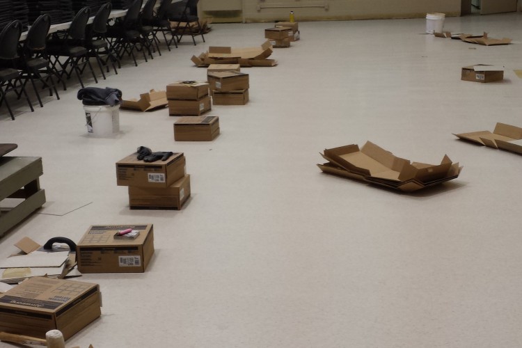 Large Area VCT Flooring